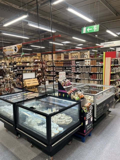 Îlot de congélation CAGIFRAIS en magasin